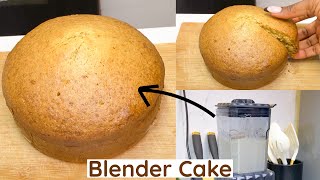 HOW TO MAKE VANILLA CAKE IN A BLENDERFAILPROOF  VERY FLUFFY BEGINNER FRIENDLY VANILLA CAKE RECIPE [upl. by Doelling]