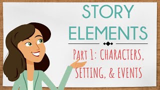 Story Elements Part 1 Characters Setting and Events  English For Kids  Mind Blooming [upl. by Idnim]