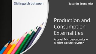 Production and Consumption Externalities I A Level and IB Economics [upl. by Velleman]