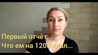 Я Худею на ПП🌠 Первый отчет по весу ем на 1200 ккалМой Дневник похудения [upl. by Veradia]