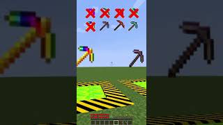 Acid Resistance vs Pickaxe Strength shorts minecraft meme [upl. by Arait496]