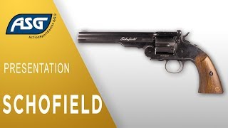 Présentation REVOLVER SCHOFIELD 6mm CO2 ASG AIRSOFT [upl. by Coheman]