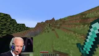 US Presidents Play Minecraft best moment [upl. by Ainesy]