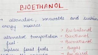 Biofuel Bio Ethanol [upl. by Yeslaehc782]