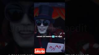 Johnny Depp as Willy Wonka shorts johnnydepp [upl. by Rahas]