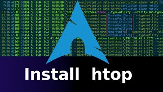 Arch Linux  Install Htop [upl. by Akeyla]