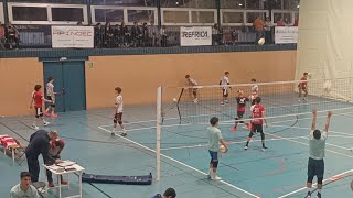 1aDiv Juvenil Masc Volei GironaCNS Blanc [upl. by Revlys]