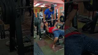 Flat Bench Press 100kgs Middle Chest Workout [upl. by Oidale]