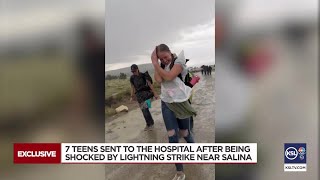 7 teens hospitalized after being shocked by lightning strike in central Utah [upl. by Ranilopa716]