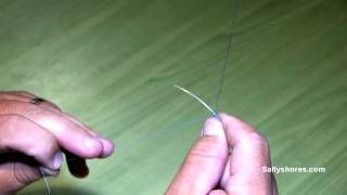 How to tie a Sebile Knot by Jay Withers a Saltyshores How to Series [upl. by Ilhsa]