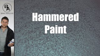 Strong and Easy Paint Job  How to work with Hammered Paint [upl. by Eirased]