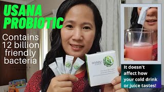 The Benefits of USANA PROBIOTIC  My source of 12 Billion Good Bacteria [upl. by Boonie]