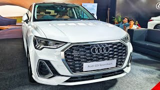 Launched Audi Q3 Sportback 2024 In India Hindi Review [upl. by Zaremski21]