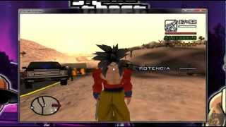 skins y poderes de dragon ball z gt en gta san andreaswmv [upl. by Macegan]