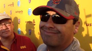 2014 USC Spring Practice 5  Steve Sarkisian Presser [upl. by Triny891]