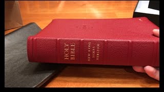 Schuyler Quentel NKJV Bible Firebrick Red Goatskin Unboxing amp MiniReview [upl. by Adina113]