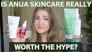 Anua Korean Skincare BRUTALLY HONEST Review Not Sponsored [upl. by Prochoras]