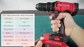 Craftsman CMCD700 Drill Driver Review Demo How To Use It [upl. by Anizor236]