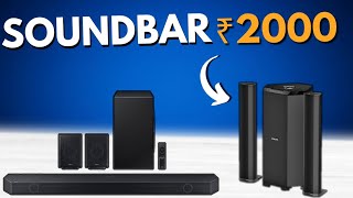 Top 3 Sound Bars Under 2000 In 2024  Premium Audio Experience [upl. by Reinar822]