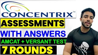 Concentrix Assessment Test  Answers  7 Sections [upl. by Inigo]