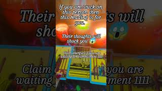 Their thoughts will shock you😱 tarot tarotreading viral tarotcards channeledmessages allsigns [upl. by Erimahs390]