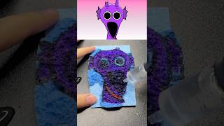 I drew Durple Horror Version from Incredibox Sprunki using Magic Eraser Sponge sprunki incredibox [upl. by Nehte140]