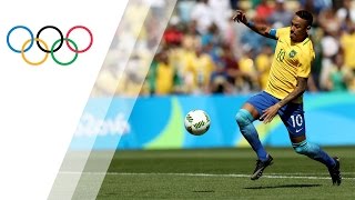 Neymar scores fastest goal in Olympic history  Rio 2016 Olympic Games [upl. by Norrat]