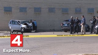 Police chase ends in crash that killed 1 hospitalized 5 in Hamtramck [upl. by Aynahs34]