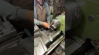 Taping Process in Threads Cleaning shortvideos automobile machinary lathechuck [upl. by Blackman843]