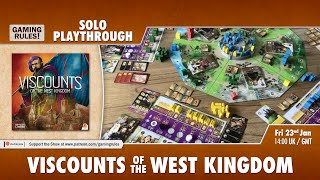 Viscounts of the West Kingdom  Solo Playthrough [upl. by Doykos]