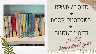 NEW READ ALOUD amp INDEPENDENT BOOKS 4th amp 7th GRADE HOMESCHOOL  SHELF TOUR  NOTES APP  Booktube [upl. by Kelleher]