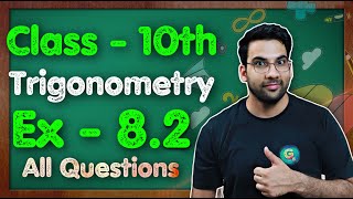 Class  10 Ex  82 Q1234 Trigonometry NCERT CBSE [upl. by Aridnere811]