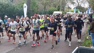 Semimarathon la grande course du grand Paris 27102024 Départ SAS 6 2H [upl. by Eidnahs]