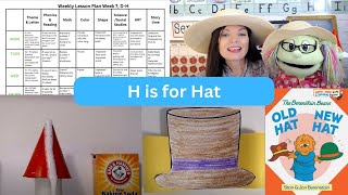 H is for Hat  COMPLETE Preschool PreK K5  Session 2 DAY 34 [upl. by Dione512]