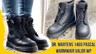 Dr Martens 1460 PASCAL WARMWAIR VALOR WP LEATHER ANKLE BOOTS [upl. by Refinney]