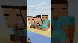 HELP Herobrine Become The Fastest Swimmer😱😱mashle shorts trending anime minecraft trend fyp [upl. by Kean285]