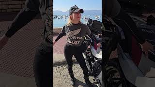 Lerici 10 Novembre 2024 con Honda Transalp 750 hondamotorcycles [upl. by Nivram]