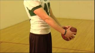 Passback Football Drill Long Snapper Warmup [upl. by Bazil]