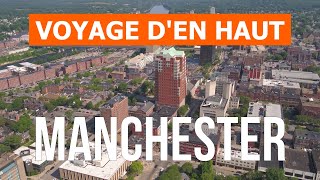 Manchester depuis un drone  Vidéo 4K  Angleterre Manchester den haut [upl. by Norit738]