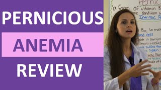 Pernicious Anemia Nursing Pathophysiology Symptoms Treatment  Anemia Types NCLEX [upl. by Biegel]