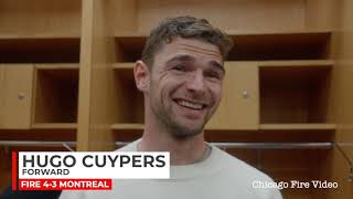 Forward Hugo Cuypers Chicago Fire 43 CF Montreal yodeportes [upl. by Fiore]