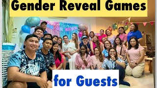 GENDER REVEAL GAMES FOR GUESTS [upl. by Gillian442]