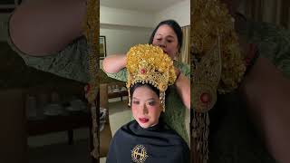 Cara pemakaian asessoris pengantin Balimakeup makeupartist fyp [upl. by Otsuaf]