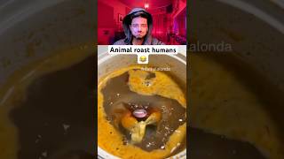 Animal roast humans pt2 trynotolaughchallenge shorts [upl. by Lynelle]