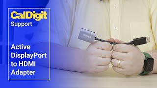 Converting DisplayPort to HDMI on a CalDigit Dock [upl. by Amend251]