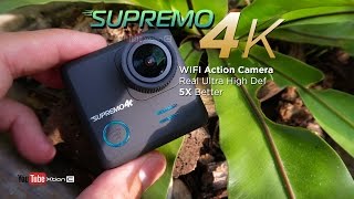 VLOG Supremo 4k Real UHD WiFi Action Camera Unboxing Underwater Test amp Hands On Ph [upl. by Russian]