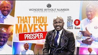 Apostle Suleman LIVE🔥THAT THOU MAYEST PROSPER  WWN Day20 December Edition  28TH Dec 2023 [upl. by Ybanrab]