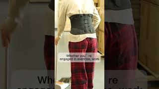 With HONGJING back brace you can finally enjoy relief from back pain backpainrelief backbrace [upl. by Naasar]