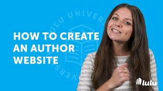 How to Create an Author Website [upl. by Jayson98]