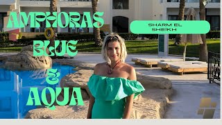 4K AMPHORAS BLUE amp AQUA HOTEL  SHARM EL SHEIKH [upl. by Ittap359]